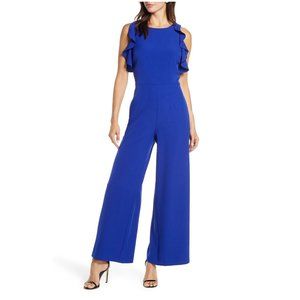 NWT Julia Jordan Flutter Sleeve Jumpsuit